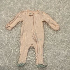 0-3m Cloud Island Sleeper Pink White